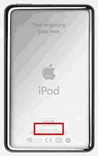 identify ipod|locate ipod with serial number.